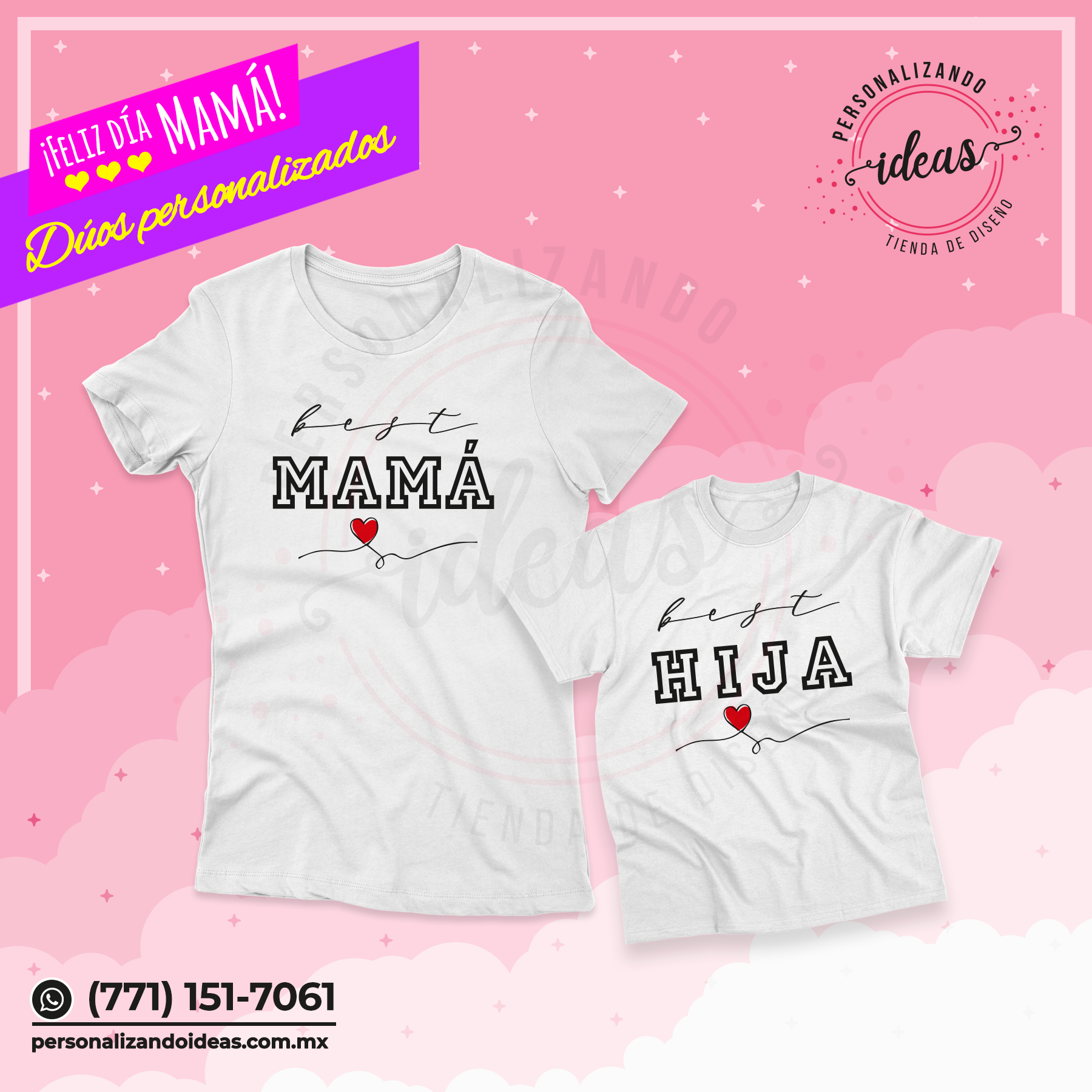 Duo de playeras madre e hija sale