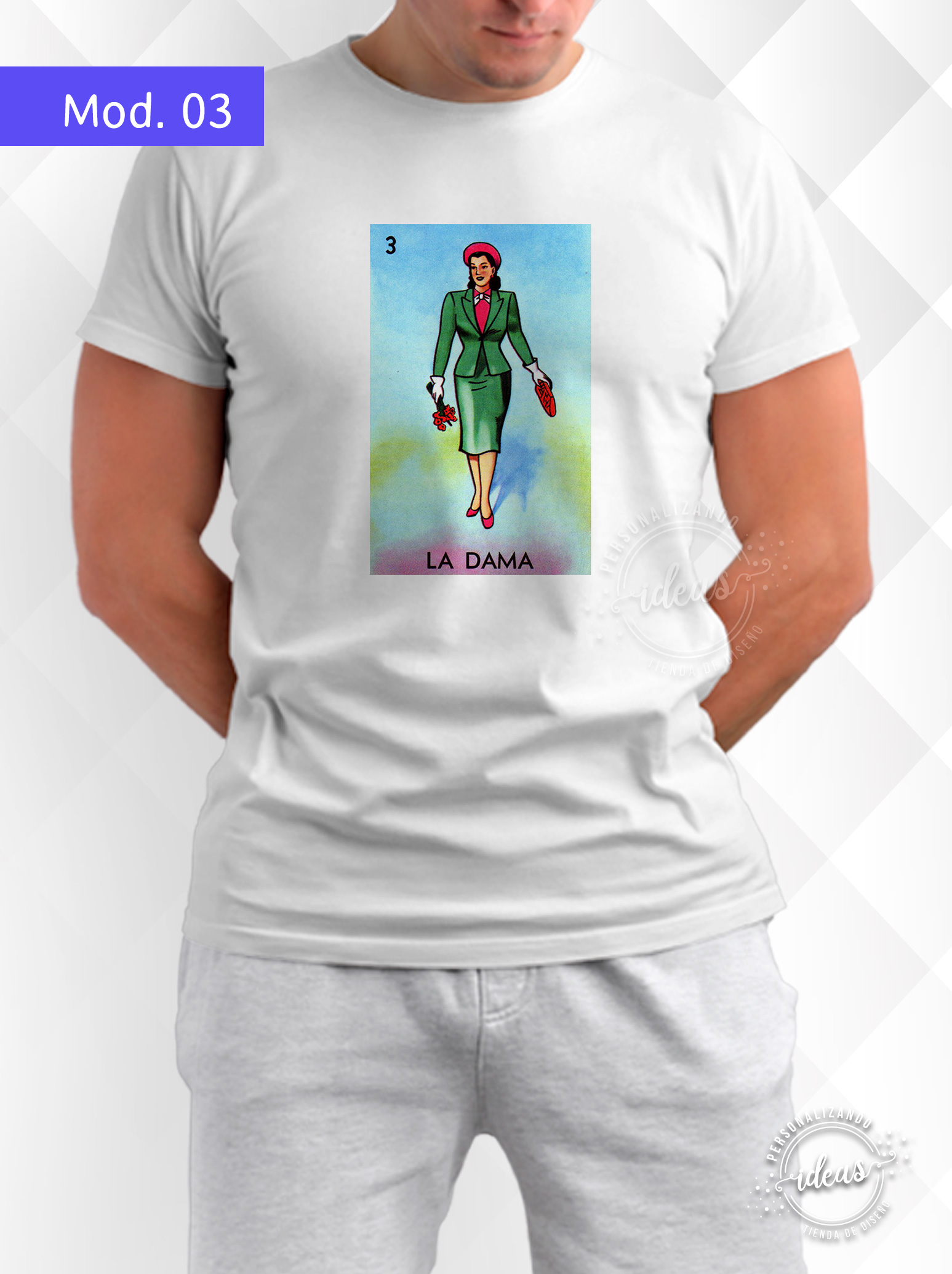 Playera sublimada Loteria Mexicana varios modelos Personalizando ideas Tienda de Diseno